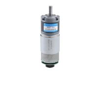 EDXFICDQ Moteur à Engrenages planétaire CC 12V 24V 15W, avec encodeur, Grand Couple 36MM, 36GP-555B, Vitesse réglable, Petit Moteur CW CCW(12V 58RPM,6mmMotorand Bracket)