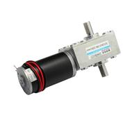 EDXFICDQ Moteur de réduction de vis sans Fin de Turbine 5840-31ZYS, Double Arbre de Sortie, Moteur de Haute réduction for Machine à Rideau, Moteur de Panneau d'affichage, DC 12V 24V(470rpm,12V)