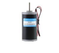 EDXFICDQ Moteur électrique 31ZY à Grande Vitesse 6V 12V 24V 30W DC, avec balais de Carbone, Vitesse réglable CW CCW(12V 8000RPM)