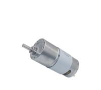 EDXFICDQ Moteur électrique à Haute réduction 12 V/24 V JGB37-545 Moteur à Engrenages réducteur d'arbre de Sortie Excentrique 8 TR/Min ~ 1000 TR/Min(200RPM,12V Single Motor)