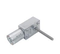 EDXFICDQ Moteur JGY370 M6 * 50mm de diamètre, diamètre de 6mm, Longueur de 50mm, Moteur à vis sans Fin de Roue électrique autobloquante, Moteur à Engrenages 24V 12V 6V DC(23RPM_24V)