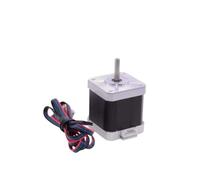 EDXFICDQ Moteur Pas à Pas 42 mm 17HS8401B 2 Phases 4 Fils Arbre de Sortie Unique Hybride Faible Bruit Faible Chaleur modèle Bricolage