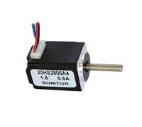 EDXFICDQ Moteur Pas à Pas biphasé à 8 Fils, 1.8 degrés, 1,4 n. cm, Couple de Maintien 0,6a, Longueur du Corps 28mm, Moteur à Arbre à Sortie Simple ou Double(Dual Output Shaft)
