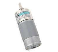 EDXFICDQ Moteur réducteur à Engrenages CC 12V 24V 37GB555, 15W, Moteur à Brosse à Basse Vitesse, Peut être réversible, Vitesse réglable