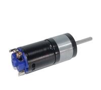 EDXFICDQ Moteur réducteur d'engrenage planétaire 12v 20000R 370 DC, Haute magnétique, JGA25-370DG, avec récupérateur d'équipe à Double engrenage, 370(Single Motor,6V 128RPM)