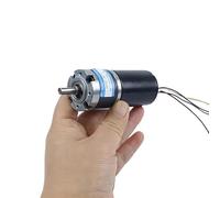 EDXFICDQ Motoréducteurs planétaires CC 36 mm Moteur sans balais 12 V 24 V sans Frein à 5 Fils 36GP-3650 Moteurs CW CCW à Vitesse réglable(12V 98RPM,6mm Only Motor)