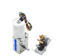 EDXFICDQ Petit Moteur sans balais à engrenage à vis sans Fin CC JGY-2838, Moteur à engrenage à vis sans Fin CCW/CW de Type L, 24V, avec réduction de boîte de Vitesses carrée 4632(24V 48RPM)