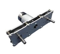 EDXFICDQ Réducteur de boîte de Vitesses 775 Moteur 95/190 TR/Min, Double Arbre, Rapport de réduction de Couple élevé 1:42 DC12/24V, vélo, Tracteur Automobile(24V 190rpm)