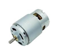 EDXFICDQ RS-775WC-4538 Moteur DC 12 V 18 V 24 V 8600 TR/Min Grand Double Arbre moleté Bricolage Outils électriques Machine à polir