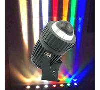 EDXTNKQC Faisceau De Lumière LED Projecteurs - Spot Encastrable LED, Spot LEDs D'extérieur Rotatif À LEDs 10 W, Étanche IP66, Éclairage Paysager RVB(24V)