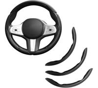 EDXTNKQC Housse de Volant pour Dodge Caliber I 2003-2011 | Offre une prise en main ferme, protège le volant de l'usure quotidienne et se clipse rapidement sans outils.