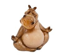 EDXTNKQC Miniature Sculpture - Figurine Demon Slayer, Figurine Décorative De Bureau Hippopotame, Statue Artistique, Ornement Animalier De Collection, Sculptures D'hippopotame pour La Méditation