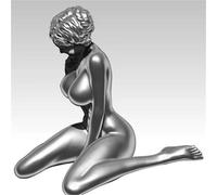 EDXTNKQC Miniature Sculpture - Statue De Sculpture, Statues De Femmes Nues Aux Formes Généreuses, Ornements De Filles Sexy, Sculptures Humaines en Résine Et Bronze, Objets De Décoration pour Bureau