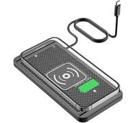 EDXTNKQC Tapis Chargeur sans Fil pour Chevrolet Spark II 2011-2018 | Câble de 30 cm avec connecteur Type-C, offrant une charge sans fil rapide et un maintien stable pour votre mobile.