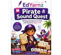 EdYarnz Pirate Sound Quest: Writing Workbook for Kids with Dyslexia Ages 4-8