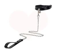 EDYellow Anneau de Massage du Cou en Cuir, Cuir texturé + chaîne en métal, améliorez Le Bonheur, Faites de l'exercice et détendez-Vous Les Outils du Corps, Facile à Utiliser (A186)