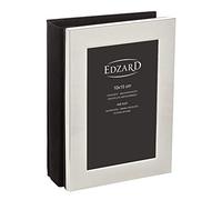 EDZARD Album Photo Lugano, Album pour 100 Photos 10 x 15 cm, argenté, résistant au ternissement