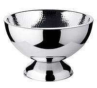 EDZARD Bol à champagne Cadix, en acier inoxydable, double paroi, intérieur martelé, diamètre 32 cm, hauteur 21 cm