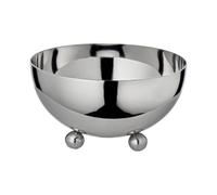 EDZARD Bol Chicago (Ø 10 cm, H 6,5 cm), acier inoxydable avec pieds