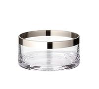 EDZARD bol Grit, ø 15 cm, verre en cristal avec bord de platine