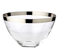 EDZARD Bol Holly en Verre Platine, Verre soufflé à la Bouche (Ø 30)