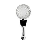 EDZARD Bouchon de Bouteille Balle de Golf pour Champagne, vin et vin Mousseux, Technique du Verre de Murano, Hauteur 10 cm, fabriqué à la Main.