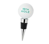 EDZARD Bouchon de Bouteille Golf (H 11 cm), fait main, art verrier traditionnel, pour vin et champagne - idée cadeau golf, accessoire de bar, cadeau original