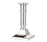 EDZARD bougeoir Kent, Hauteur 16 cm, argenté Noble, résistant au ternissement