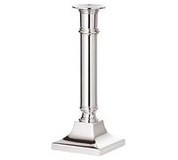 EDZARD bougeoir Kent, Hauteur 21 cm, argenté Noble, résistant au ternissement