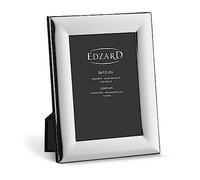 EDZARD Cadre photo Gela pour photo 9 x 13 cm, argenté noble, résistant au ternissement