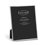 EDZARD Cadre Photo Gênes, classieux argenté, résistant au ternissement, pour Photo 20 x 25 cm, INCL. 2 cintres