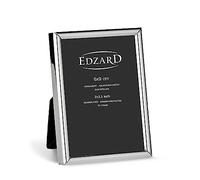 EDZARD Cadre photo Gênes, classieux argenté, résistant au ternissement, pour photo 6 x 9 cm, incl. 2 cintres