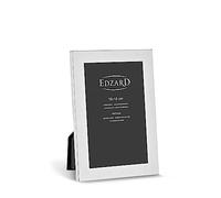 EDZARD Cadre photo Prato, pour photo 10 x 15 cm, argenté noble, résistant à la ternissure