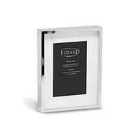 EDZARD Cadre Photo Tulsa pour Photo 13 x 18 cm, argenté Noble, résistant au ternissement