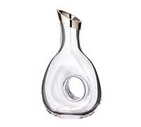 EDZARD Carafe Gordon en Verre de Platine, 1,2 Litre, Hauteur 30 cm