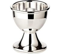 EDZARD Coquetier Classo, Hauteur 5 cm, argenté | forme classique, pour le petit-déjeuner, décor de Pâques, service de table, idée cadeau, coquetier en argent