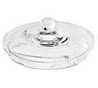 EDZARD Couvercle pour bocaux en verre Vigo 1231 et 1245, verre en cristal soufflé à la main, couvercle de remplacement ou couvercle supplémentaire (hauteur 8,5 cm, ø 19 cm)