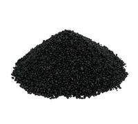 EDZARD Granulés décoratifs (2-3 mm), couleur : noir, 1 kg, imperméable, sans poussière