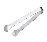 EDZARD Linda Pince à glaçons en acier inoxydable poli Longueur 18,5 cm