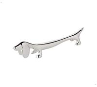 EDZARD Lot de 6 Chiens Messerbank, Longueur 9 cm, Argent plaqué Noble, résistant au ternissement