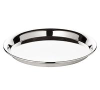 EDZARD Marlene Plateau de Service Rond argenté avec Traitement Anti-ternissement Diamètre 34 cm