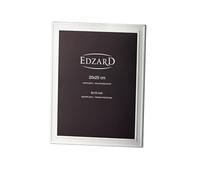 EDZARD Nardo Cadre photo pour photo 20 x 25 cm, plaqué argent, protégé contre le ternissement, avec dos en velours