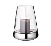 Edzard Photophore Bora, Brillant (Argent), Hauteur 24 cm