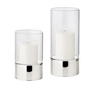 Edzard Plat décoratif Grissel, en Aluminium brossé, nickelé, diamètre 27 cm