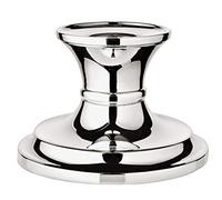 EDZARD Porte-Bougie Fiona, Hauteur 6 cm, argenté Noble, résistant au ternissement