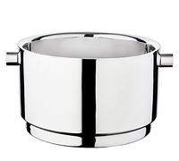 EDZARD Rafraîchisseur de bouteille Rayo (hauteur 20,5 cm, Ø 32 cm), acier inoxydable, poli miroir, double paroi