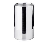 EDZARD Refroidisseur de bouteilles "Nebraska", en acier inoxydable, poli, à double paroi, diamètre 12 cm, hauteur 20 cm