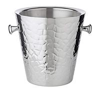 EDZARD Refroidisseur de Champagne Capri/Refroidisseur de Bouteilles, en Acier Inoxydable, Hauteur 23 cm, Ø 22 cm