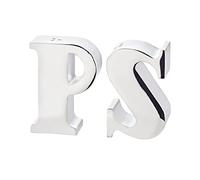 EDZARD Salière et Poivre Favre, Hauteur 7 cm, Lettres P & S