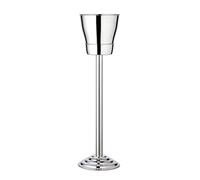 EDZARD Seau à Champagne Aspen (Hauteur 80 cm, diamètre 25 cm), avec Support, Acier Inoxydable Poli Miroir